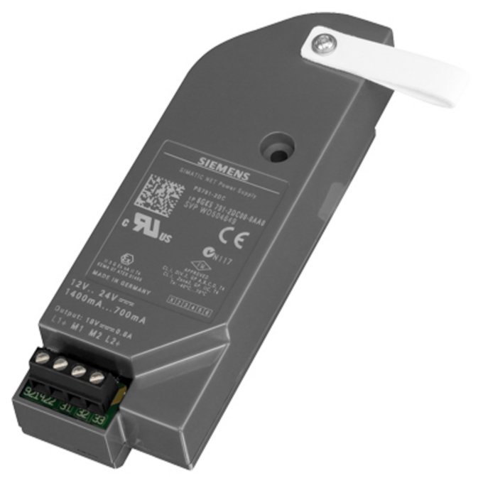 SIEMENS 6GK5791-2DC00-0AA0 POWER-SUPPLY PS 791-2DC, DC/DC POWER SUPPLY 10 W, IP65 -40...+70° C, INPUT: DC 12...24V, OUTPUT: DC 18 V, USABLE ONLY IN COMBINATION WITH SCALANCE W-7