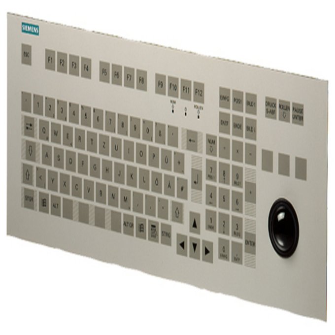 SIEMENS 6GF6710-3BG PS2 CABINET KEYBOARD 19 INT WITH TRACKBALL, PS/2 FOR DEVICES WITH SUITABLE CONNECTOR ADDITIONAL INFORMATION: SEE TECHNICAL DATA