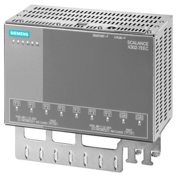 SIEMENS 6GK5302-7GD00-3GA3 SCALANCE X302-7EEC; MANAGED IE SWITCH, COMPACT; 2 X 10/100/1000MBIT/S RJ45; 7 X 100MBIT/S LC FO PORTS; 100 - 240V AC/DC POWER SUPPLY; CONFORMAL COATIN
