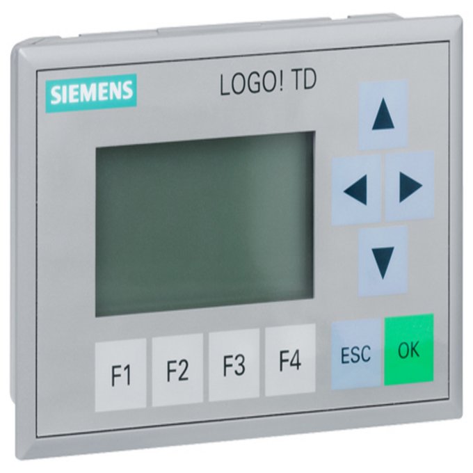 SIEMENS 6ED1055-4MH00-0BA0 LOGO! TD TEXTDISPLAY, FOR LOGO! FROM ..0BA6, 4 LINES, WITH CABLE (2.5M) AND MOUNTING ACCESSORIES, CONFIGURATION WITH LOGO! SOFT COMFORT V6.0