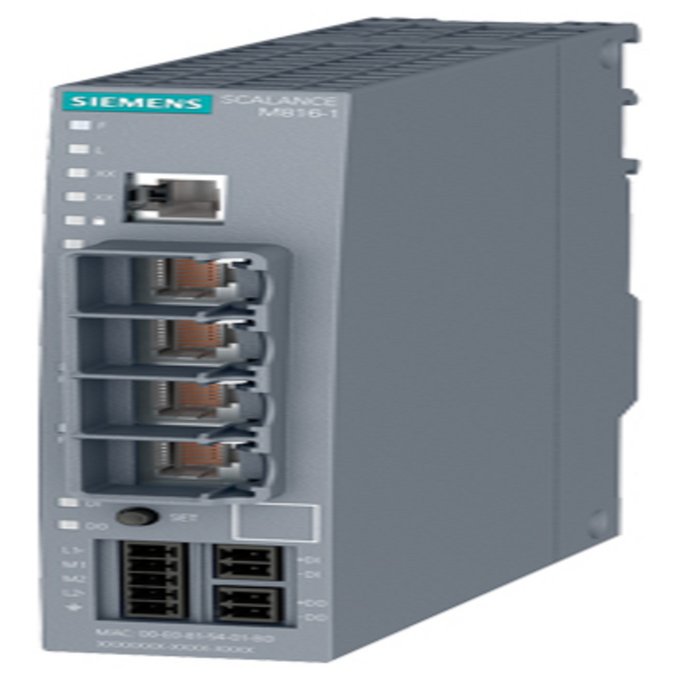 SIEMENS 6GK5816-1BA00-2AA2 SCALANCE M816-1 ADSL-ROUTER; FOR WIRE-DEPENDENT IP-COMMUNICATION OF ETHERNET- BASED AUTOMATIION DEVICES VIA INTERNE SERVICE PROVIDER VPN, FIREWALL, NA