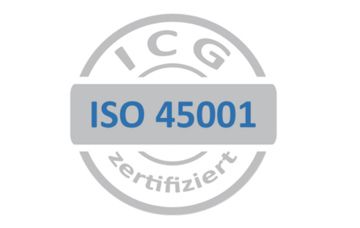 Logo ISO45001 Arbeitssicherheit