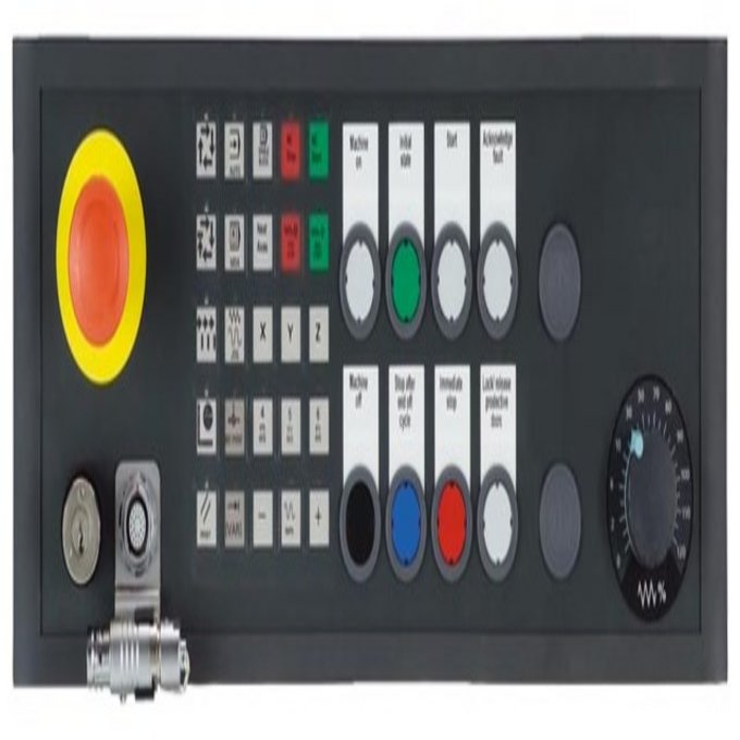 SIEMENS 6FC5303-1AF12-0AM0 SINUMERIK PUSH BUTTON PANEL MPP 483 IE-S12 CONNECTION INDUSTRIAL ETHERNET WITHOUT CONN. TO HANDHELD UNIT CUSTOMIZED VERSION BASED ON 6FC5303-1AF10-0AA