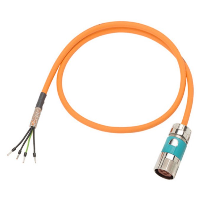 SIEMENS 6FX5002-5CA23-6AA0 POWER CABLE, PREASSEMBLED 4X16 C, CONNECTOR SIZE 3 (1FT/1FK TO 611/810D/SIMOVERT) UL/CSA DESINA MOTION-CONNECT 500, DMAX = 24.2 MM, LENGTH (M) = 500