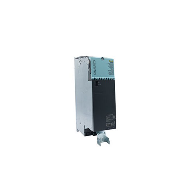 SIEMENS 6SL3120-2TE21-8AD0 SINAMICS S120 DOUBLE MOTOR MODULE INPUT: DC 600V OUTPUT: 3AC 400V, 18A/18A FRAME SIZE: BOOKSIZE D-TYPE INTERNAL AIR COOLING OPTIMIZED PULSE SAMPLE AND
