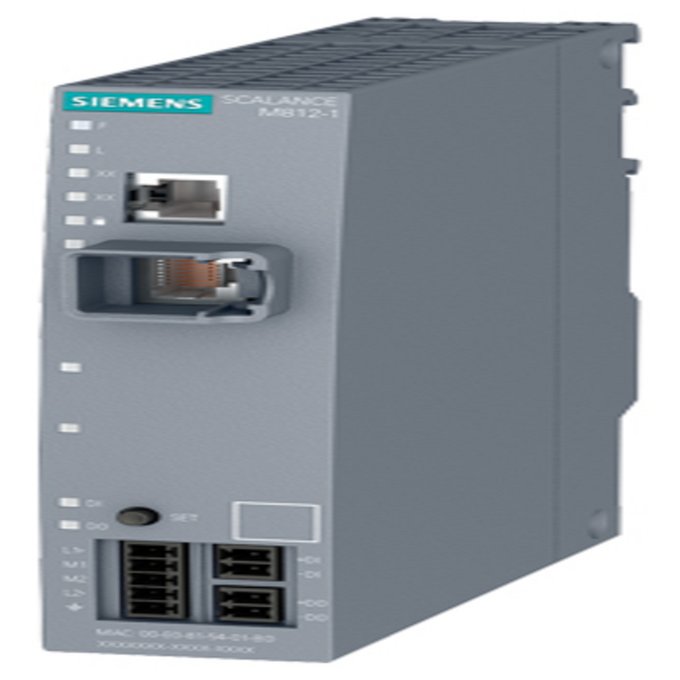 SIEMENS 6GK5812-1BA00-2AA2 SCALANCE M812-1 ADSL-ROUTER; FOR WIRE-DEPENDENT IP-COMMUNICATION OF ETHERNET- BASED AUTOMATIION DEVICES VIA INTERNE SERVICE PROVIDER VPN, FIREWALL, NA