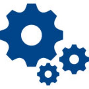 Icon Fachbereich Antriebstechnik blau