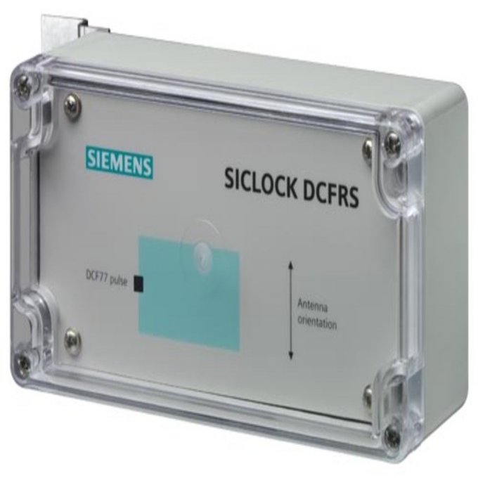 SIEMENS 2XV9450-1AR16 INDUSTR. TIME SYNCHRONISATION SICLOCK DCF77 RADIO CLOCK INDUSTRIAL VERSION. CONTAINS: ACITVE DCFRS ANTENNA WITH 20 MA TTY OUTPUT AND 1 M CONNECTING CA