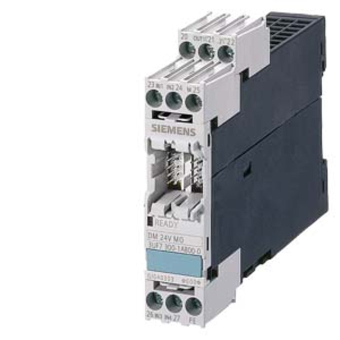 SIEMENS 3UF7300-1AB00-0 DIGITAL MODULE; 4 INPUTS AND 2 RELAY OUTPUTS; INPUT VOLTAGE DC 24V; MONOSTABLE RELAY OUTPUTS; MAXIMUM 2 DIGITAL MODULES PER BASIC UNIT 2