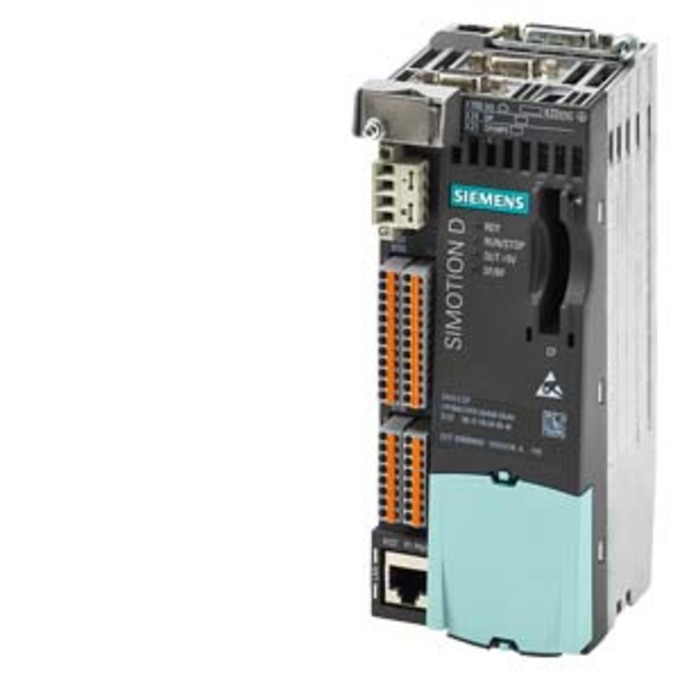 SIEMENS 6AU1410-2AA00-0AA0 SIMOTION DRIVE-BASED CONTROL UNIT D410-2 DP; PROGRAMMABLE SINGLE-AXIS MOTION CONTROLLER WITH MULTI-AXIS OPTION; INTERFACES: 5 DI, 8 DI/DO, 3 F-DI, 1 F