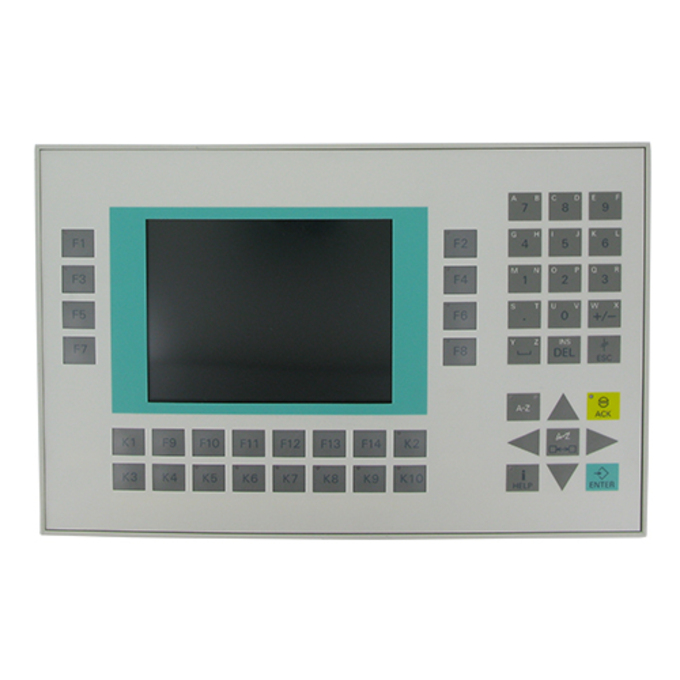 SIEMENS 6AV3525-1EA01-0AX0 OPERATOR PANEL OP25 MIT SW-LCD (VOLLGRAFIK) MIT 4 INTEGR. SCHNITTSTELLEN (2XTTY/V.24, X.27/TTY, MPI/PPI) OHNE DIREKTTASTEN