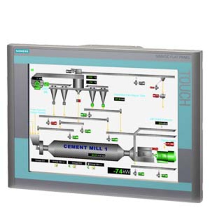 SIEMENS 6AV7861-5TB10-1BA0 SIMATIC FLAT PANEL PRO 15 INCH TOUCH TFT-DISPLAY WITH 1024X768 PIXEL RESOLUTION 24V DC AND 120/240V AC VGA, DVI-D INTERFACE CABLE LENGTH UP TO 30M FUL