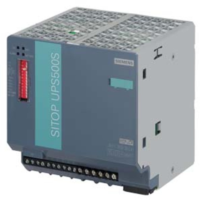SIEMENS 6EP1933-2EC41 SITOP UPS500S SERVICE-FREE UNINTERRUPTIBLE POWER SUPPLY WITH USB-INTERFACE BASIC UNIT 2.5 KWS INPUT: 24 V DC OUTPUT: 24 V/15 A DC DEGREE OF PROTECTION