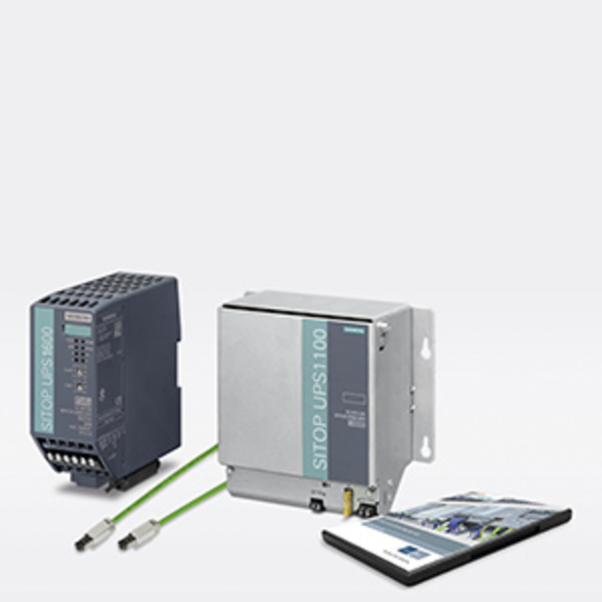 SIEMENS 6EP4134-3AB00-2AP0 SITOP UPS1600  STARTERKIT CONSISTING OF: DC-UPS SITOP UPS1600 24V DC/10A WITH ETHERN./PROFIN. INTERF. 6EP4134-3AB00-2AY0; BATTERY MODULE SITOP UPS1100