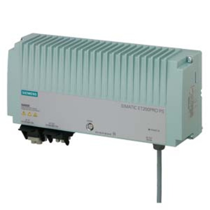 SIEMENS 6ES7148-4PC00-0HA0 SIMATIC ET200PRO PS STABILIZED POWER SUPPLY DEGREE OF PROTECTION IP67 INPUT: 400-480 V 3 AC OUTPUT: 24 V DC / 8 A