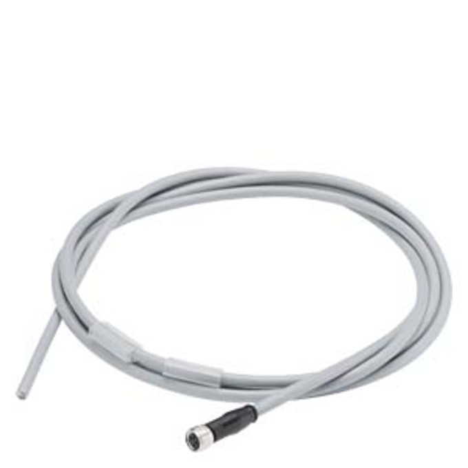 SIEMENS 6ES7194-2LH20-1AC0 POWER CABLE M8, PREASSEMBLED ONE SIDE WITH M8 SOCKET, 4 CORE, LENGTH 2,0M
