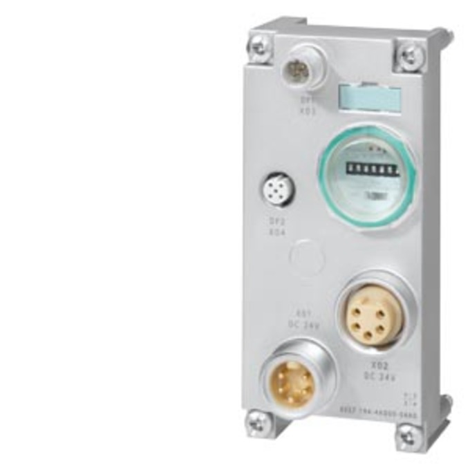 SIEMENS 6ES7194-4AD00-0AA0 SIMATIC DP, CONNECTING MODULE FOR PROFIBUS INTERFACE MODULES ET 200PRO; M12 / 7/8, 2 X M12 AND 2 X 7/8, INTEGRATED ADRESS SETTING AND BUS TERMINATION 