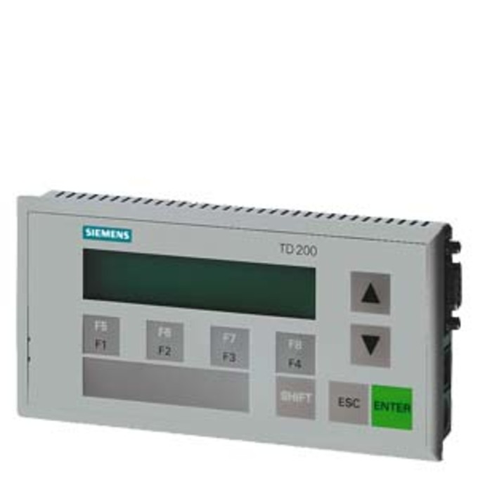 SIEMENS 6ES7272-0AA30-0YA1 SIMATIC S7, TD 200 TEXTDISPLAY FOR S7-200, 2 LINES, WITH CABLE (2.5M) AND MOUNTING ACCESSORIES, CONFIGURATION WITH STEP7-MICRO/WIN W/O ATEX CERTIFICAT