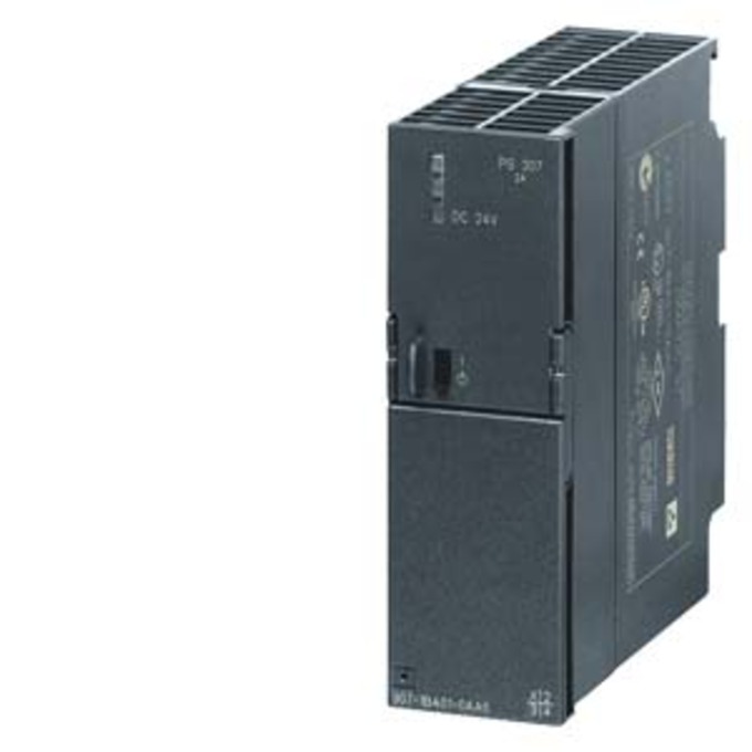 SIEMENS 6ES7307-1BA01-0AA0 SIMATIC S7-300 REGULATED POWER SUPPLY PS307 INPUT: 120/230 V AC, OUTPUT: 24 V DC/2 A