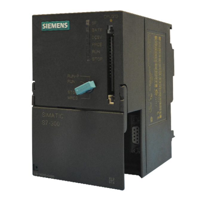 SIEMENS 6ES7313-1AD03-0AB0 SIMATIC S7-300, CPU 313 CENTRAL PROCESSING UNIT WITH INTEGR. POWER SUPPLY 24 V DC, WORK MEMORY 12 KB