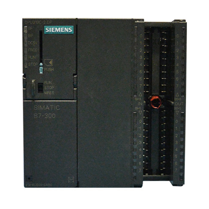 SIEMENS 6ES7313-6CE00-0AB0 SIMATIC S7-300, CPU 313C-2DP COMPACT CPU WITH MPI, 16 DI/16 DO, 3 FAST COUNTERS (30 KHZ), INTEGRATED DP INTERFACE, INTEGRATED 24V DC POWER SUPPLY, 32 