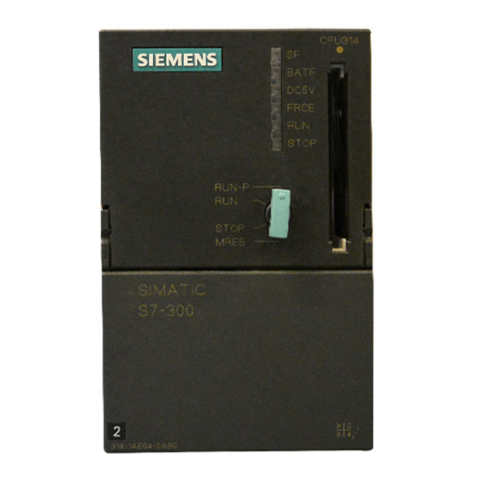 SIEMENS 6ES7314-1AE04-0AB0 SIMATIC S7-300, CPU 314 CENTRAL PROCESSING UNIT WITH INTEGR. POWER SUPPLY 24 V DC WORK MEMORY 24 KB