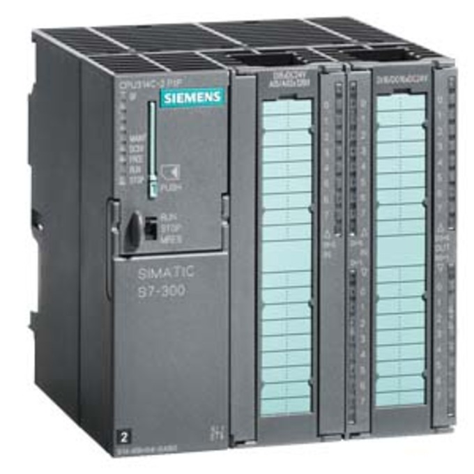 SIEMENS 6ES7314-6BH04-0AB0 SIMATIC S7-300, CPU 314C-2 PTP COMPACT CPU WITH MPI, 24 DI/16 DO, 4 AI, 2 AO, 1 PT100, 4 HIGH-SPEED COUNTERS (60 KHZ), INTEGRATED INTERFACE RS485, INT