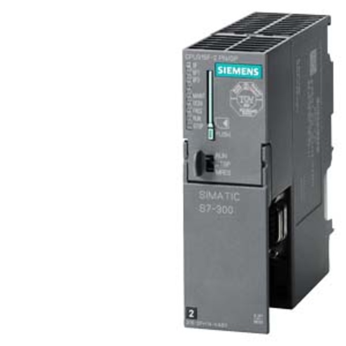 SIEMENS 6ES7315-2FJ14-0AB0 SIMATIC S7-300 CPU315F-2 PN/DP, CENTRAL PROCESSING UNIT WITH 512 KB WORK MEMORY, 1ST INTERFACE MPI/DP 12 MBIT/S, 2ND INTERFACE ETHERNET PROFINET, WITH