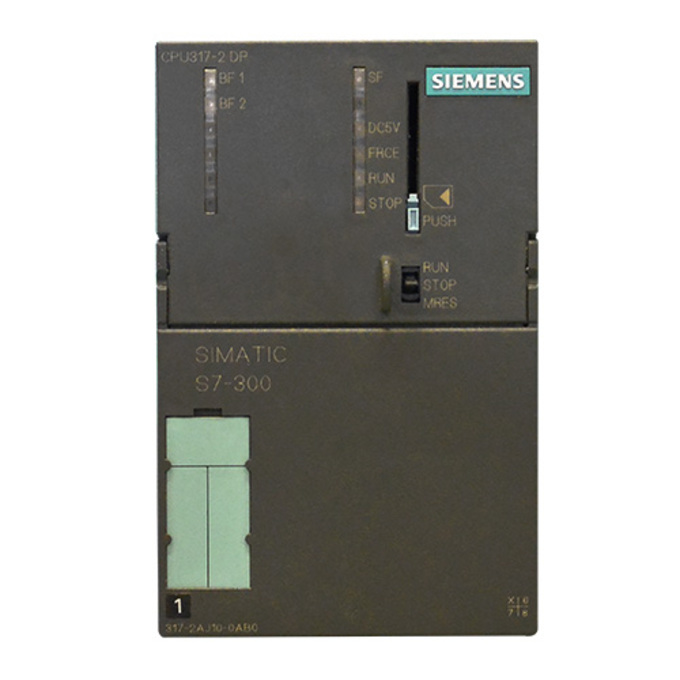 SIEMENS 6ES7317-2AJ10-0AB0 SIMATIC S7-300, CPU 317-2DP, CENTRAL PROCESSING UNIT WITH 512 KB WORK MEMORY, 1ST INTERFACE MPI/DP 12 MBIT/S, 2ND INTERFACE DP MASTER/SLAVE MICRO MEMO