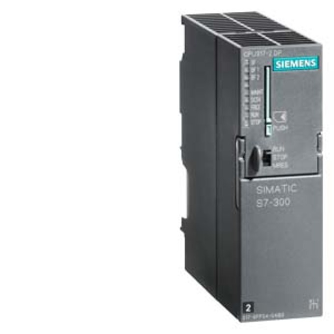 SIEMENS 6ES7317-2AK14-0AB0 SIMATIC S7-300, CPU 317-2 DP, CENTRAL PROCESSING UNIT WITH 1 MB WORK MEMORY, 1ST INTERFACE MPI/DP 12 MBIT/S, 2ND INTERFACE DP MASTER/SLAVE MICRO MEMOR