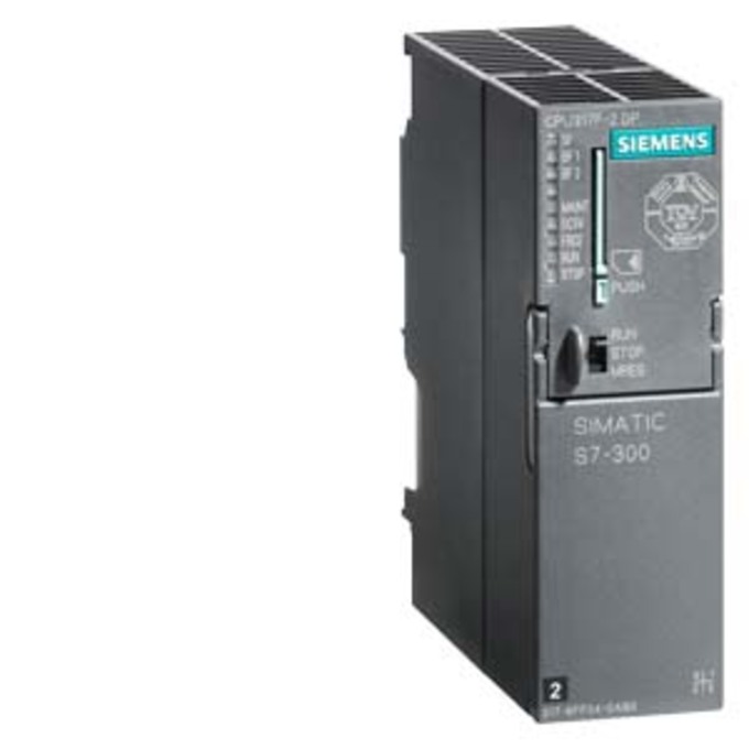 SIEMENS 6ES7317-6FF04-0AB0 SIMATIC S7-300, CPU 317F-2DP, CENTRAL PROCESSING UNIT WITH 1.5 MB WORK MEMORY, 1ST INTERFACE MPI/DP 12 MBIT/S, 2ND INTERFACE DP MASTER/SLAVE MICRO MEM