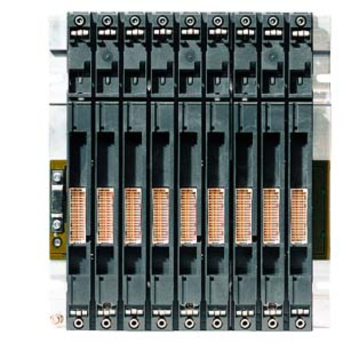SIEMENS 6ES7403-1JA11-0AA0 SIMATIC S7-400, EXTENDED RACK ER2 ALUMINUM, WITH 9 SLOTS, FOR SIGNAL MODULES, 2 REDUNDANT PS CAN BE PLUGGED IN