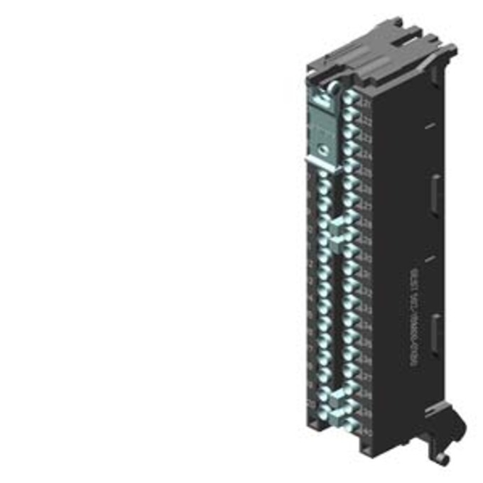 SIEMENS 6ES7592-1BM00-0XA0 SIMATIC S7-1500, FRONTCONNECTOR PUSH-IN TYPE; 40PIN, FOR 25MM WIDE S7-1500 MODULES AND COMPACT CPU, INCL. CABLE STRAP