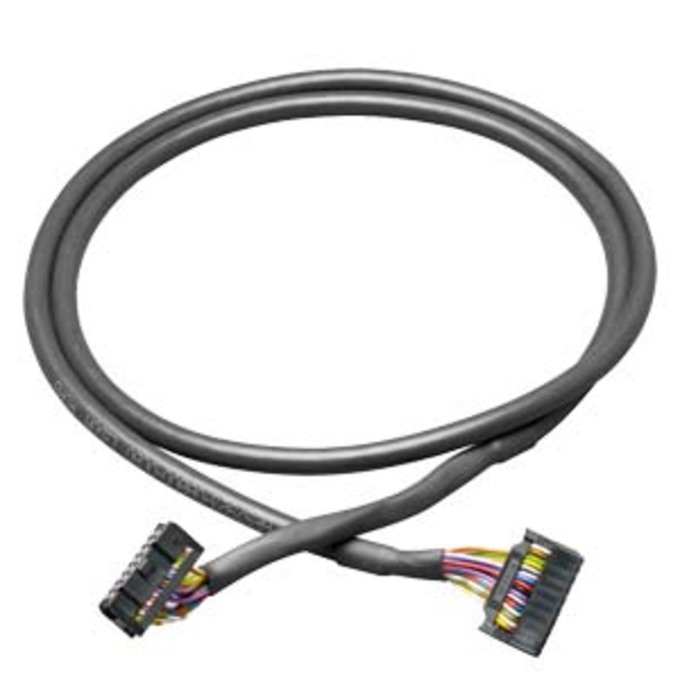 SIEMENS 6ES7923-0BA50-0CB0 CONNECTING CABLE UNSHIELDED FOR SIMATIC S7-300/1500 BETWEEN FRONT CONNECTOR MODULE A. TERMINAL BLOCK 16 X 0.14 MM2 WITH IDC CONNECTORS,LENGTH 0.5M