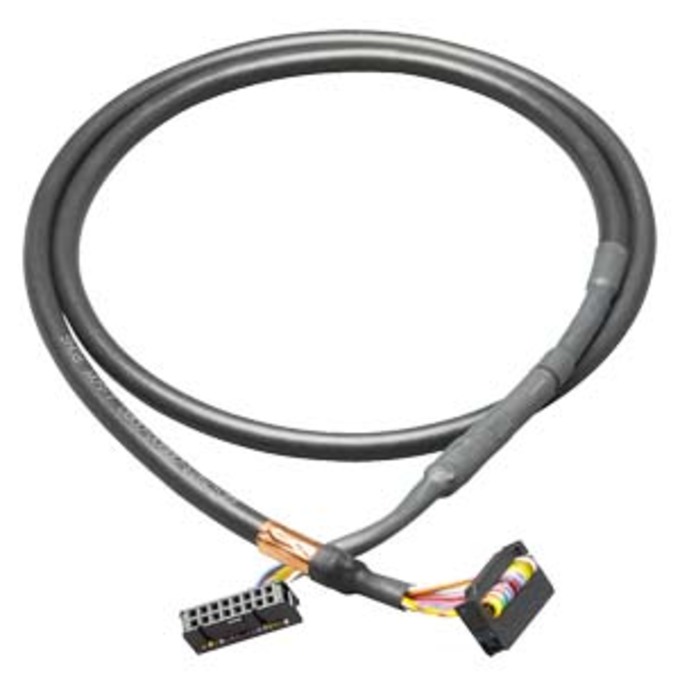 SIEMENS 6ES7923-0BG50-0DB0 CONNECTING CABLE SHIELDED FOR SIMATIC S7-300/1500 BETWEEN FRONT CONN. MODULE AND CONNECTING MODULE 16 X 0.14SQMM MIT IDC-CONNECT., LENGTH 6.5M
