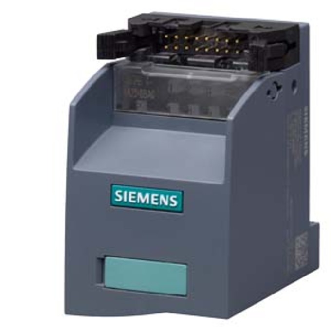 SIEMENS 6ES7924-0AA20-0AC0 TERMINAL BLOCK TP1 8 CHANNELS AND 2X2 TERMINALS FOR POTENTIAL SUPPLY SORT: PUSH-IN TERMINAL WITHOUT LED, PACK. UNIT=1PCS 16POLE IDC CONNECT. F. CABLE