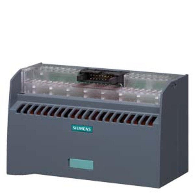 SIEMENS 6ES7924-0BE20-0BA0 TERMINAL BLOCK TPRI WITH RELAY 230V AC, OUTPUT 8 NO 24V/0.5A DC SORT: SCREW TERMINAL WITH LED, PACK. UNIT=1PCS 16POLE IDC CONNECT. F. CABLE