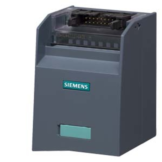 SIEMENS 6ES7924-0CA20-0AC0 TERMINAL BLOCK TP3 8 CHANNELS AND 2X10 TERMINALS FOR POTENTIAL SUPPLY SORT: PUSH-IN TERMINAL WITHOUT LED, PACK. UNIT=1PCS 16POLE IDC CONNECT. F. CABLE
