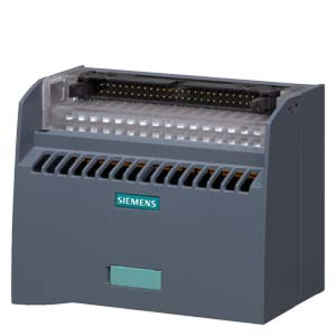 SIEMENS 6ES7924-2AA20-0AA0 TERMINAL BLOCK TP1 32 CHANNELS AND 4X2 TERMINALS FOR POTENTIAL SUPPLY SORT: SCREW TERMINAL WITHOUT LED, PACK. UNIT=1PCS 50POLE IDC CONNECT. F. CABLE