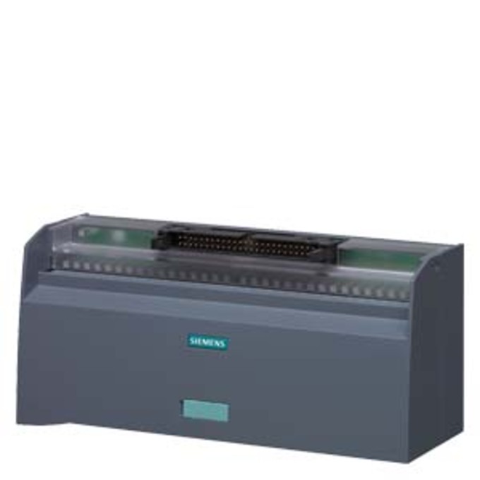 SIEMENS 6ES7924-2CA20-0BC0 TERMINAL BLOCK TP3 32 CHANNELS AND 2X33 TERMINALS FOR POTENTIAL SUPPLY SORT: PUSH-IN TERMINAL WITH LED, PACK. UNIT=1PCS 50POLE IDC CONNECT. F. CABLE