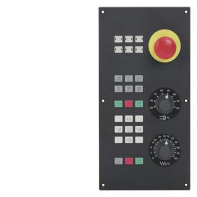 SIEMENS 6FC5303-0AF30-1AA0 SINUMERIK 802D SL MACHINE CONTROL PANEL VERTICAL INSTALLATION NEXT TO DISPLAY; FLAT RIBBON CABLE CONNECTION ONLY VIA MCPA MODULE 6FC5312-0DA01-0AA0