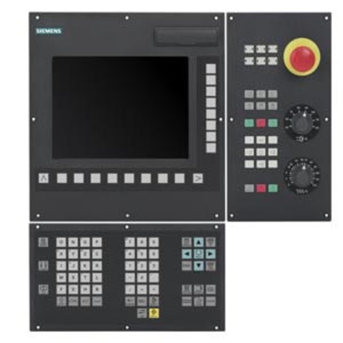 SIEMENS 6FC5303-0DT12-1AA1 SINUMERIK 802D SL FULL CNC KEYBOARD MOUNTABLE BESIDE DISPLAY; VERTICAL FORMAT, IP65; WITH 1.5 M CABLE