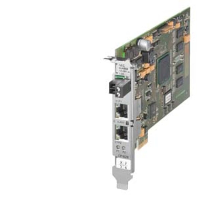 SIEMENS 6GK1162-8AA00 COMMUNICATIONSPROCESSOR CP 1628 PCI EXPRESS X1 (3.3V/12V) FOR CONNECTING TO IND.ETHERNET(10/100/1000MBIT/S) WITH 2-PORT-SWITCH (RJ45) AND INTEGRATED S
