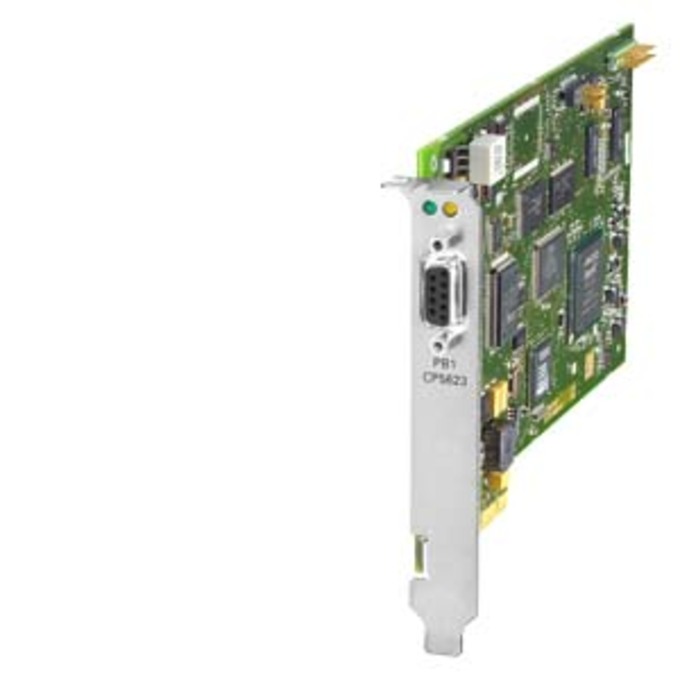SIEMENS 6GK1562-3AA00 COMMUNICATION PROCESSOR CP 5623 PCI EXPRESS X1 (3.3V) FOR CONNECTION TO PROFIBUS; INCL.DP-BASE SW,NCM PC: DP-RAM INTERF.F.DP-MASTER INCL. PG- AND FDL-