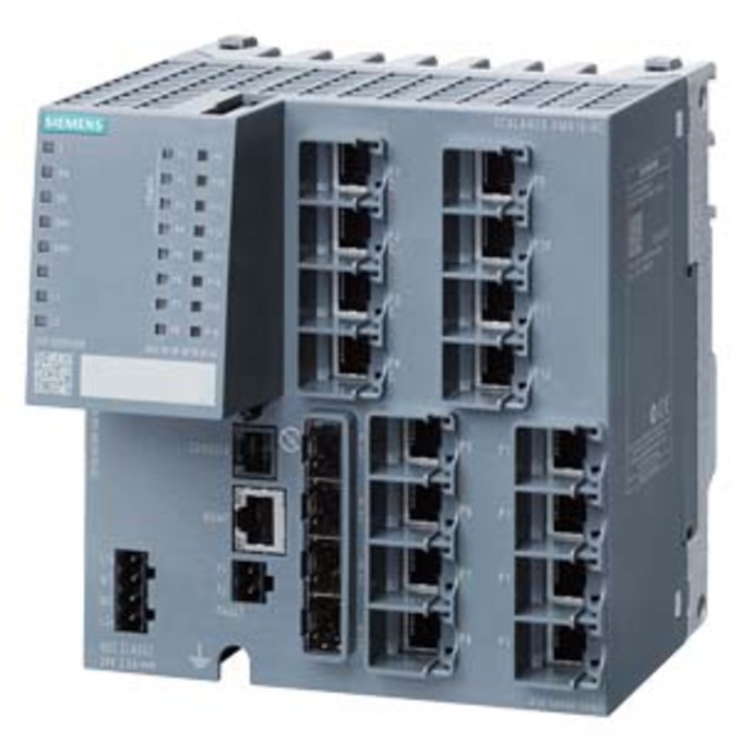 SIEMENS 6GK5416-4GR00-2AM2 SCALANCE XM416-4C; MANAGED MODULAR IE SWITCH; LAYER 3 INTEGRATED; 16 X 10/100/1000 MBIT/S RJ45; 4 X 100/1000 MBIT/S SFP; CONTAINS 4 COMBO PORTS; USABL