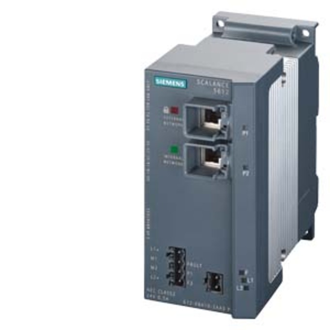 SIEMENS 6GK5612-0BA10-2AA3 SCALANCE S 612 MODULE FOR PROTECTION OF UNITS AND NETWORKS IN AUTOMATION TECHNOLOGY AND FOR PROTECTION OF INDUSTRIAL COMMUNICATION VIA VPN AND FIREWAL