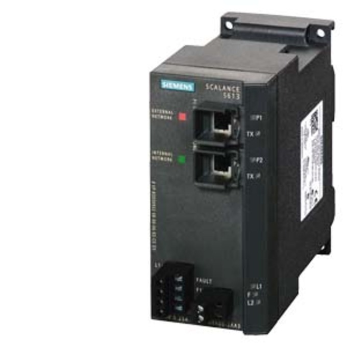 SIEMENS 6GK5613-0BA00-2AA3 SCALANCE S 613 MODULE, FOR PROTECTION OF DEVICES AND NETWORKS IN AUTOMATION AND PROTECTION OF INDUSTRIAL COMMUNICATION VIA VPN (MAX. 64 UNITS) AND FIR