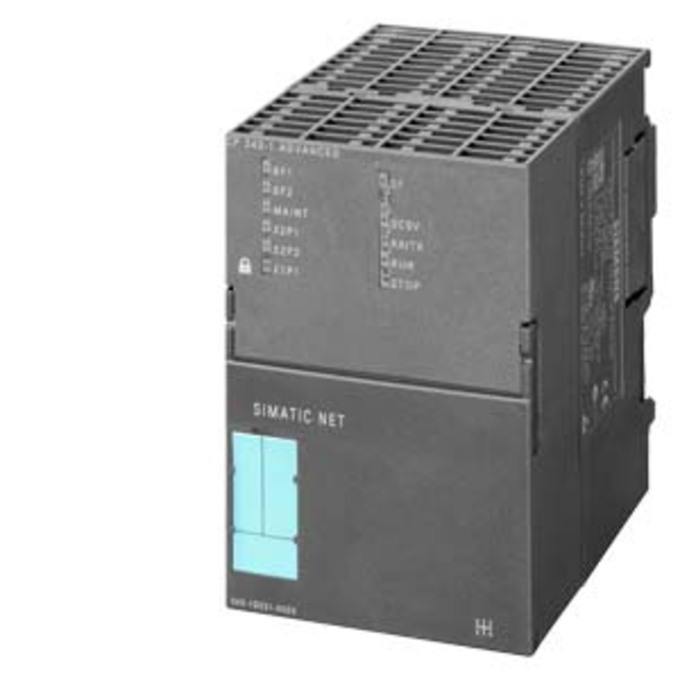 SIEMENS 6GK7343-1GX31-0XE0 SIMATIC NET CP 343-1 ADVANCED; FOR CONNECTING SIMATIC S7-300 CPU TO IND. ETHERNET; PROFINET IO CONTROLLER AND/OR IO-DEVICE; RT AND IRT MRP, PROFINET C