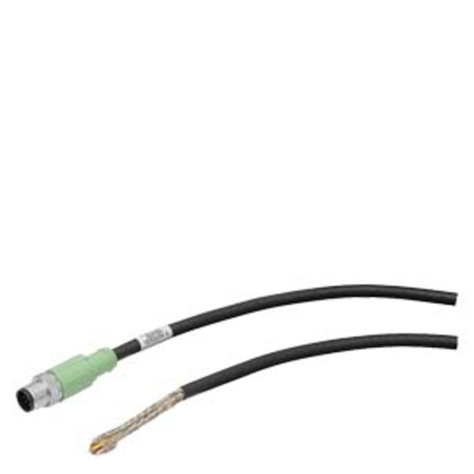 SIEMENS 6GT2891-0DH50 SIMATIC RF600 DI/DO CABLE CONN. FOR RF640R; M12, 8 X 0.25 MM2, SHIELDED, MATERIAL PUR, IP67; LENGTH 5M; ONE SIDE OPEN