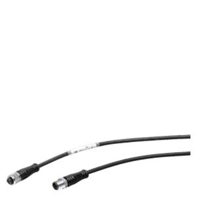 SIEMENS 6GT2891-0MH50 SIMATIC RF IO-LINK CONNECTING CABLE, PREASSEMBLED, BETWEEN IO-LINK MASTER AND READER, TWO-SIDED M12 4-POLE. PUR,  LENGTH 5 M